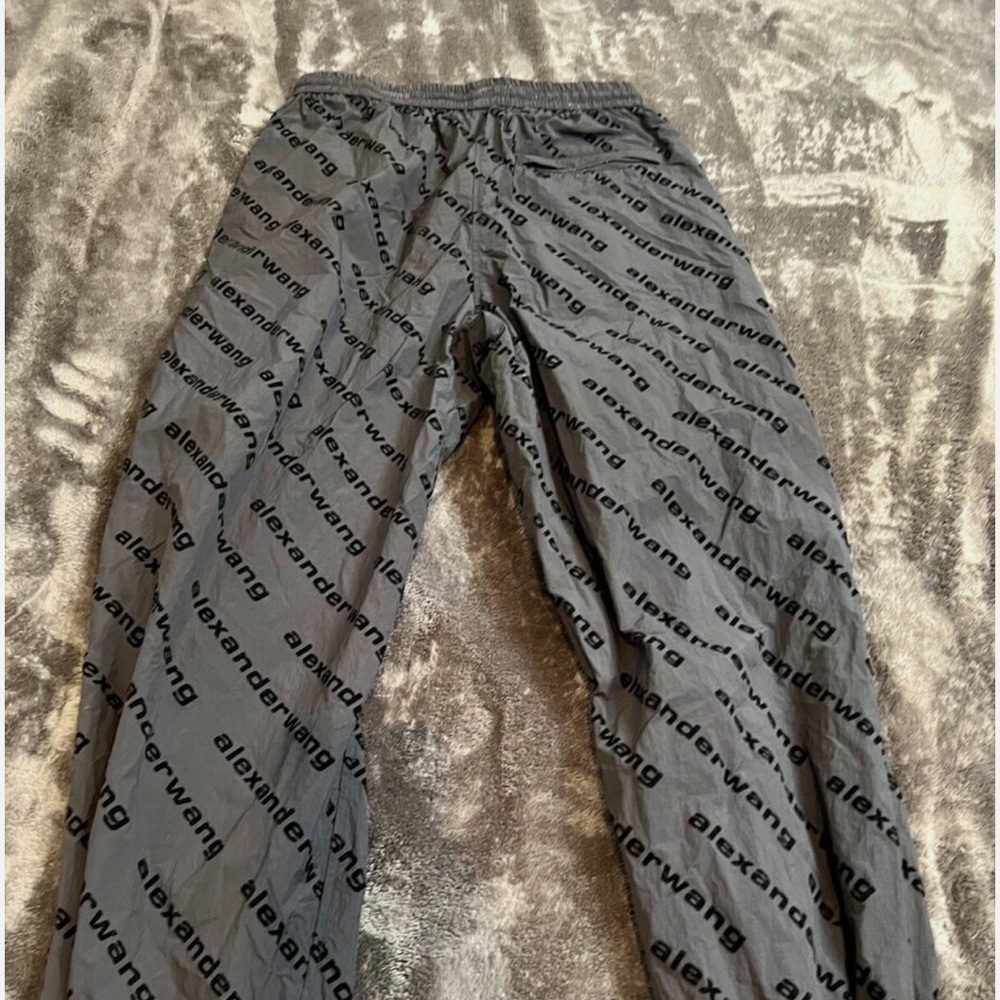 Alexander Wang Charcoal Mesh Detail Pants